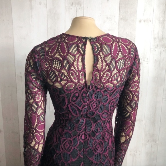 ❌SOLD❌ [[Hutch] Lace Long Sleeve Sheath Dress - Picture 4 of 8